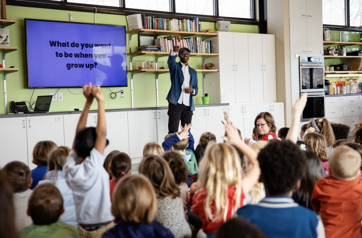 A Lower School session at The Steward School